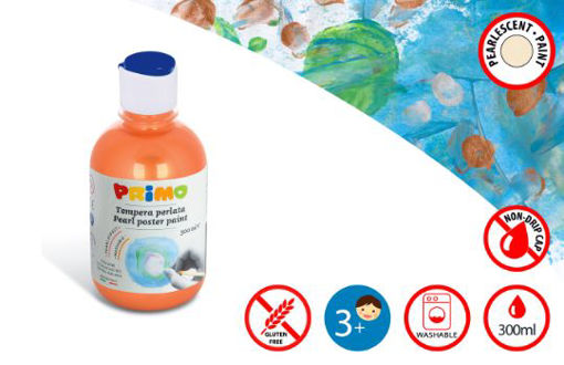 Picture of PRIMO 300ML PEARL POSTER PAINT ORANGE